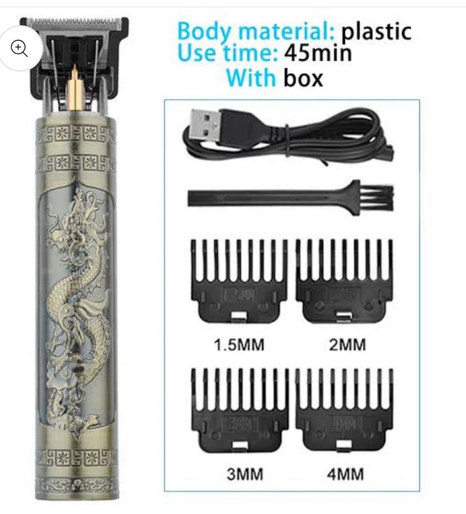 T9 HAIR TRIMMER CORDLESS PROFESSIONAL HAIR CLIPPERS ELECTRIC TRIMMER